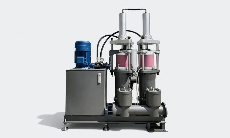 Kolvpump för filterpress