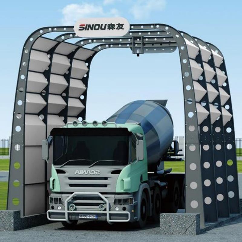 Hur förbättrar en tvättmaskin för tunga mixertruckar rengöringen av betongflottan?